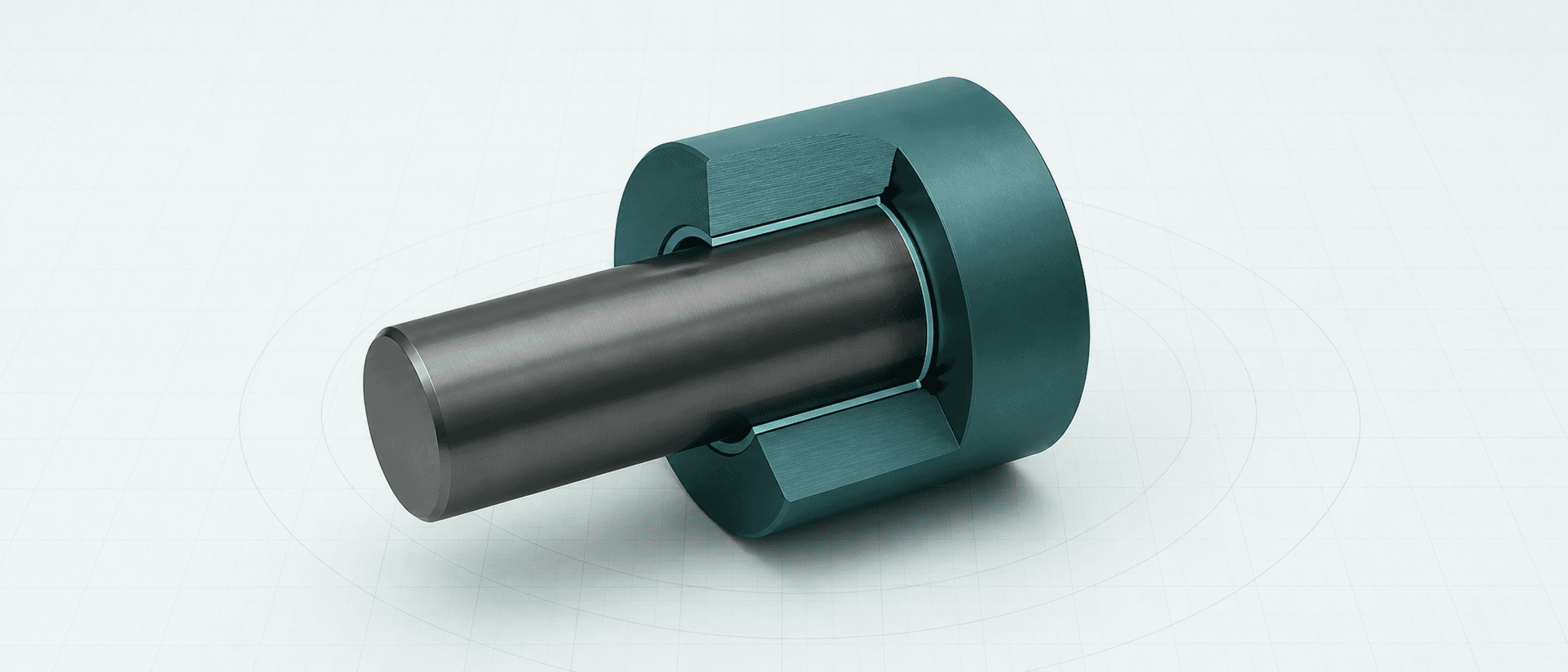 Sectioned cylindrical interference fit