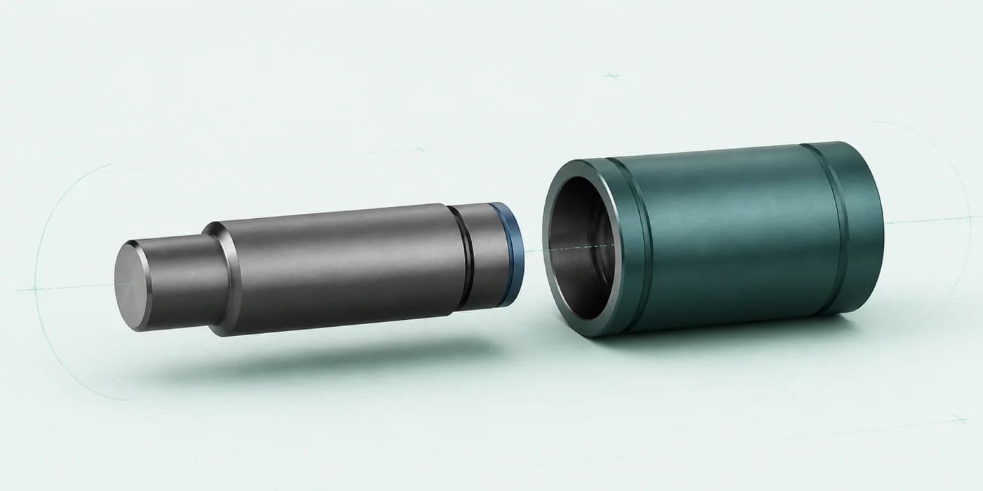 Precision shaft and matching bore