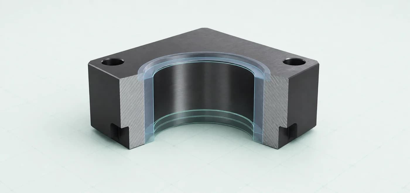 Tolerance zone of a precision bore